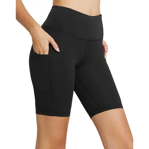 Baleaf Black Athletic Biker Shorts