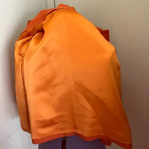 Vintage Orange CHRISTIAN DIOR Style Women's Jacket