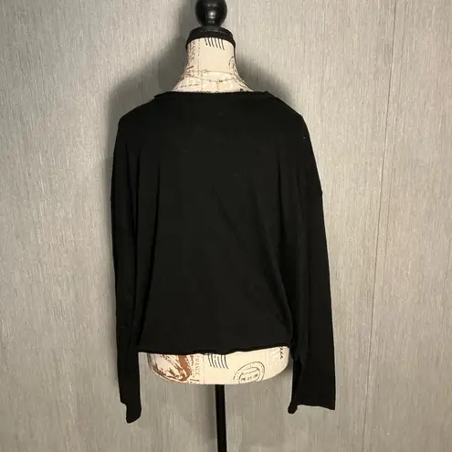 Giani Bini Black Long Sleeve Top Size XXL