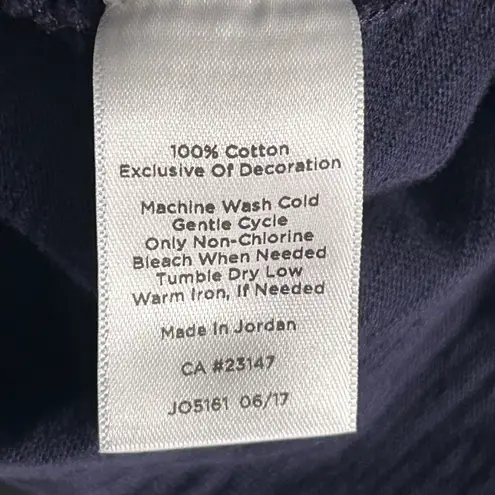 Talbots  Womens Tunic Blouse‎ Size 2X Navy Elevated Basic Casual Capsule Timeless - Image 11