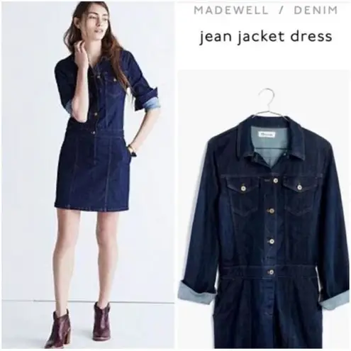 Madewell  Denim Jean Jacket Dress Size XS