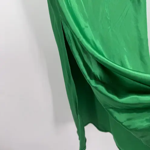 Pistola Dress Size Extra Small NWT Mari Slip Satin Kelly Green Adjustable Straps