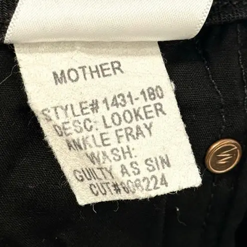 Mother Looker Ankle Fray in Guilty As Sin 31" As Seen On Kristen Stewart Black
