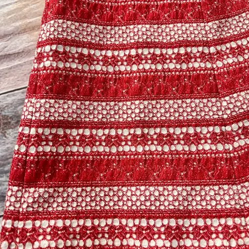 W By Worth  red lace dress size‎ 6