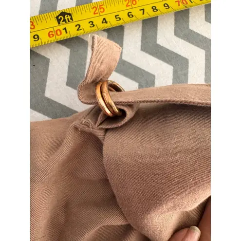 Chico's embroidered tan jacket