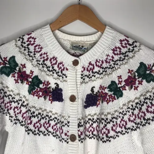 Northern Reflections vintage button up sweater Sm.