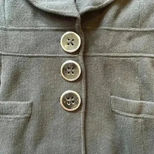 Classiques Entier  Sweater Jacket Cardigan with Pockets 3/4 Sleeves Sz S