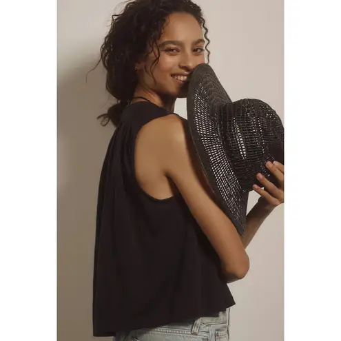 Nation Ltd ✨Nation Los Angeles Via Tie-Front Black Sz Small Tank✨