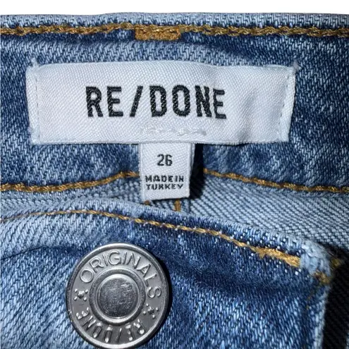 RE/DONE 90’s High Rise Ankle Crop Jeans