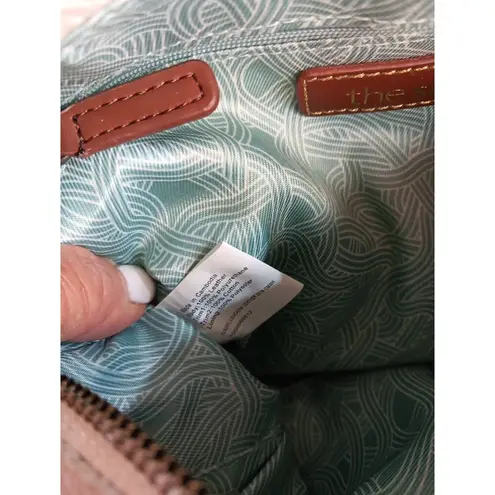 The Sak Boho Preppy White Designed Tasseled Leather Western Crossbody Wristlet