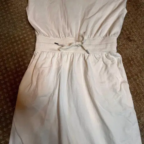 Calia Carrie Underwood Off White Extended Shoulder Midi Dress SZ XS Neutral