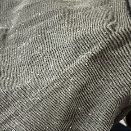 Christopher & Banks Faux Twinset Top Mixed Print Open Front Black XL