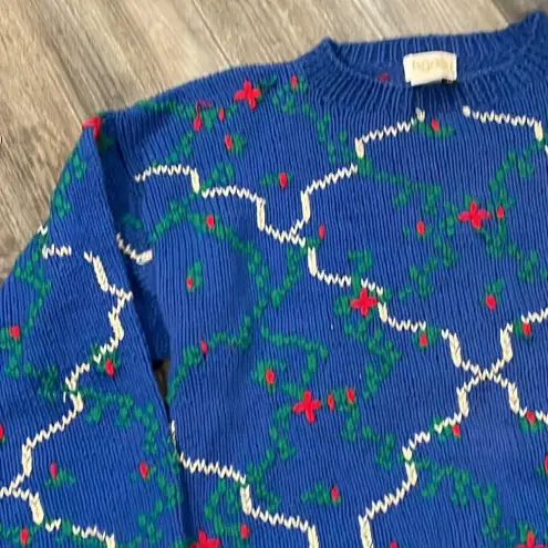 Vintage cotton b.g.day sweater Blue Size M