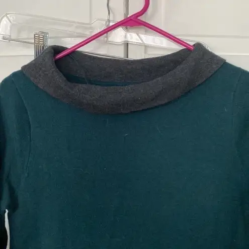 Adrienne Vittadini NWT green and gray cotton blend sweater dress. . Size S