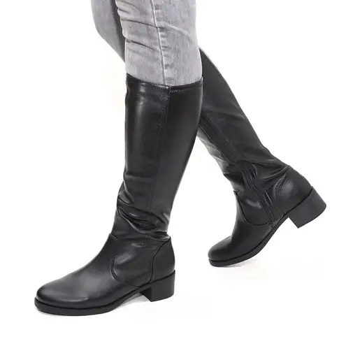 Easy Street Women's Tucker Stretch-For-Fit Tall Riding Boots- Size 7.5 WC