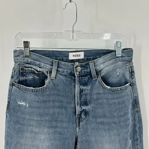 Pistola high waisted cropped jeans everyday casual festival distressed size 27