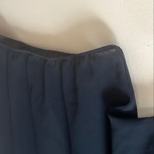 Heritage 1981 | Elegant Navy Sheer Women's Top Size Large