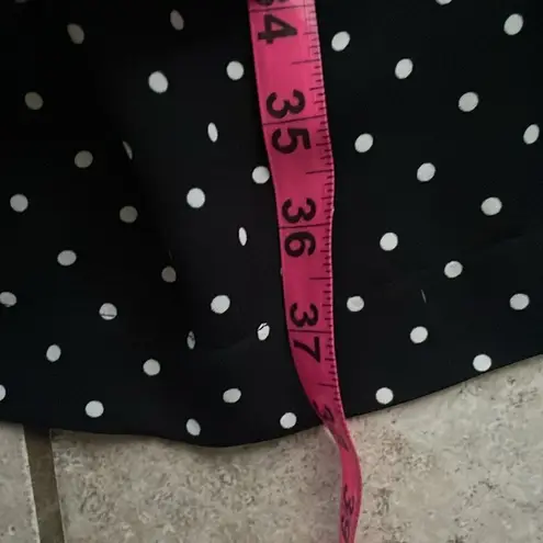 Brooks Brothers Lace-Trimmed Polka-Dot Satin Dress