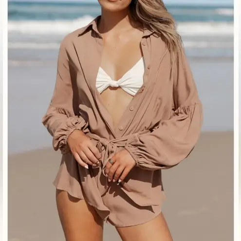 Petal and Pup Pali Romper Long Sleeve Romper Size M