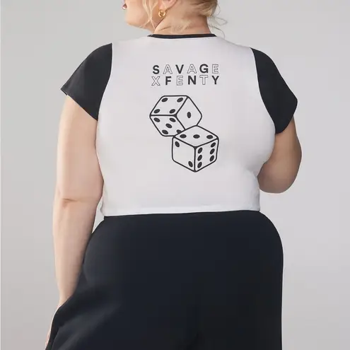 Savage X Fenty Essential Racer Baby Pocket Tee