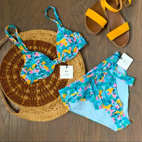 ONIA SALE! ⭐️ DVF x set sea green bikini Anna tie anais tie
