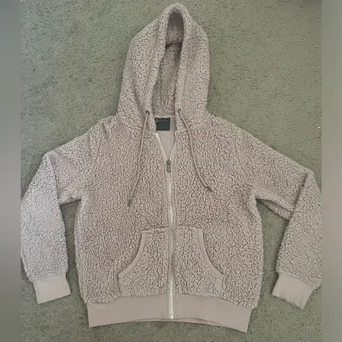 Marc New York (MNY) Teddy Bear Sherpa Faux Fur Zip-Up Hoodie Sweatshirt