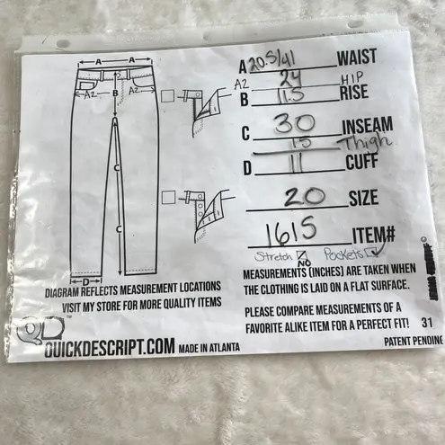 Gap Outlet Straight Leg Chino Pants Womens Size 20 White Flat Front High Rise