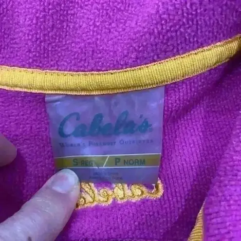 Cabela's Cabela’s Pink and Purple Zip Up Size Small