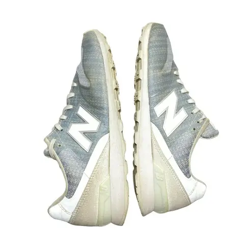 New Balance  Womens Sz 7 Re-Engineered 696 Sneakers Gray White  WL696RWT