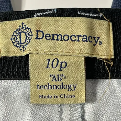 Democracy Absolution Stripe High Rise Crop Jeans Size 10P