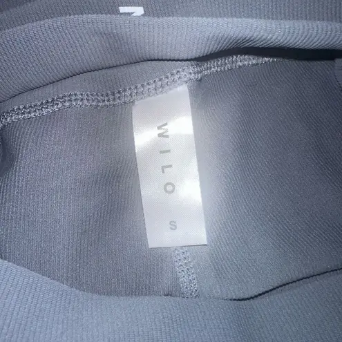 Wilo Gray Ribbed Bike Shorts