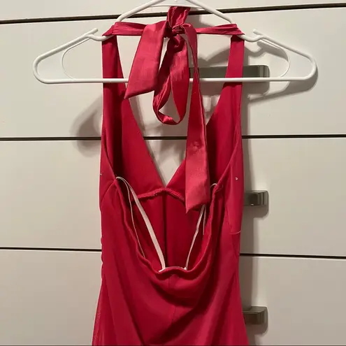 Taboo  Y2K pink midi sparkly dress