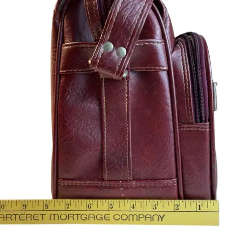 Samsonite Silhouette II Burgundy Travel Shoulder Bag Carry On Vintage Luggage
