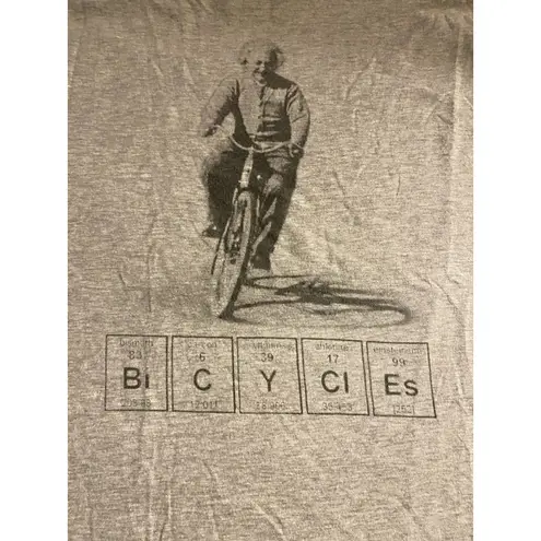 Hanes Y2K Einstein Bicycles Graphic Tee  X-Temp Periodic Elements L - Image 3