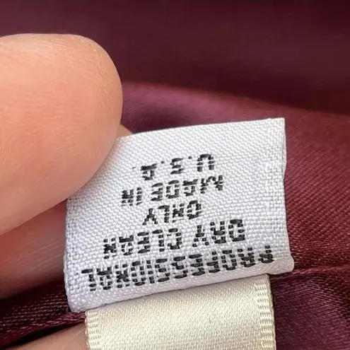 Fleurette Wool burgendy coat size 10 Fleurette Loro Piana Fleurette