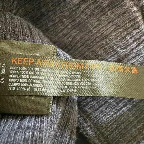 DAILY PRACTICE Anthropologie | Dark Purple Textured Wide Leg Ankle Pants | XL