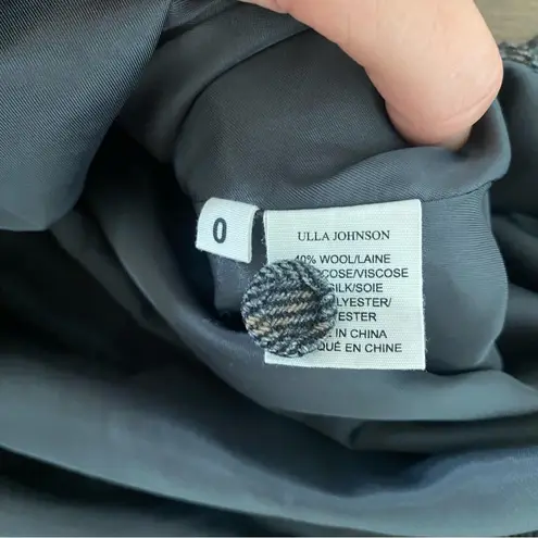 Ulla Johnson paper bag leo wool belted mini skirt