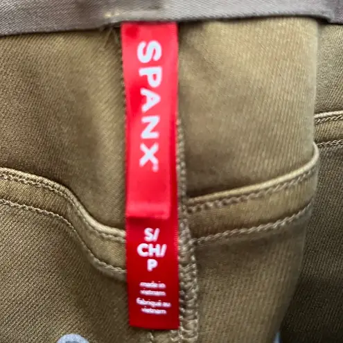 Spanx  stretch twill straight leg pants small acorn NWT