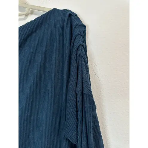 Michael Lauren SANTOS DROP SHOULDER SWEATER Size S Ribbed Soft Cozy NWT