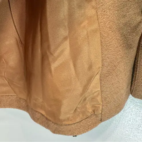 Champagne and Strawberry Tan Poncho with Blue Maroon & Yellow Embroidery M/L Size L