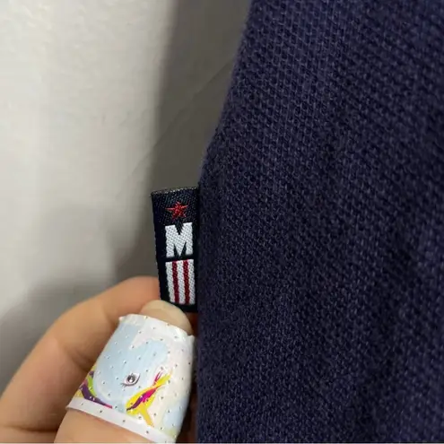 THE DISNEY STORE Mickey Flag Polo Dress Womens Size Small Sporty Preppy Tennis Blue