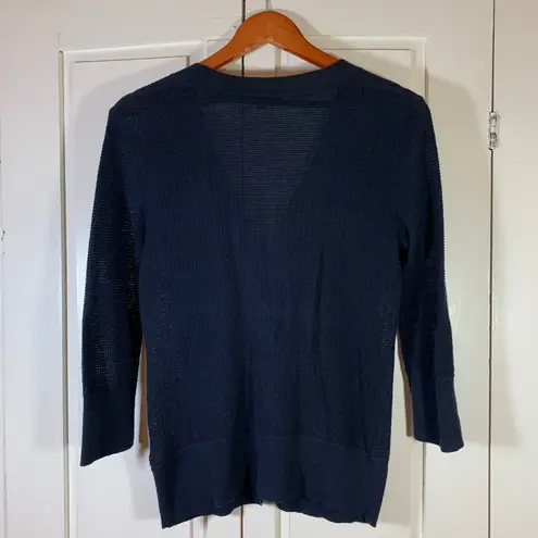 James Perse 2 Los Angeles Cotton Cashmere Knit Cardigan Sweater Womens Medium - Image 2