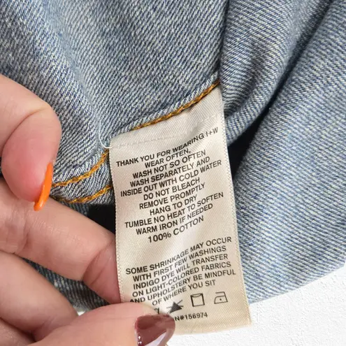 Imogene and Willie x Rodan + Fields Denim Western Embroidered Vest Size Small