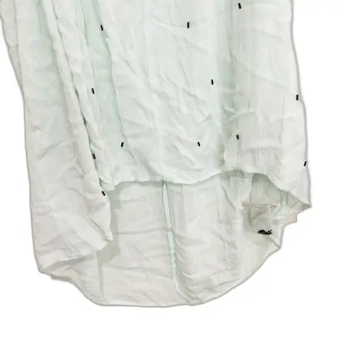 Lovestitch Beaded Gauze Halter Tunic Top Embellished Sleeveless Boho Size Medium