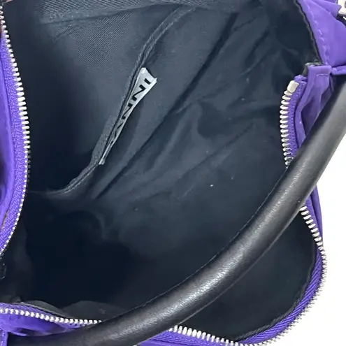 Ganni Knot Purse OS Heliotrope Tech Fabric Mini Bag Removable Strap