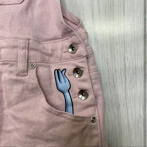 Disney  The Little Mermaid Ariel Shortalls Overalls size M Medium