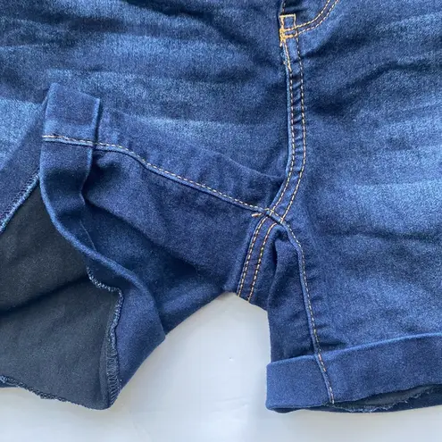 Stitch Star red stripe denim shorts, size 10