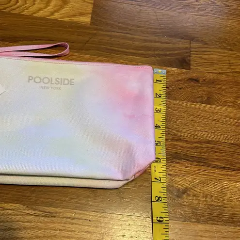 Poolside New York New Tie Dye Pink Water Resistant Wristlet Pouch Clutch