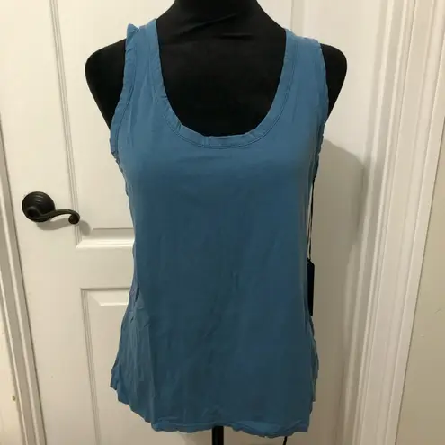 Michael Lauren Women's Tank Top Size Medium Blue Sleeveless Pullover Casual