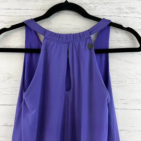 Oiselle Purple High Neck Tank Dress Size 2
